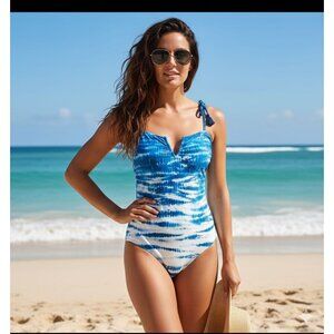 Vince Camuto Azure One Piece Tassel Tie Strap Womens Size 14 NWT